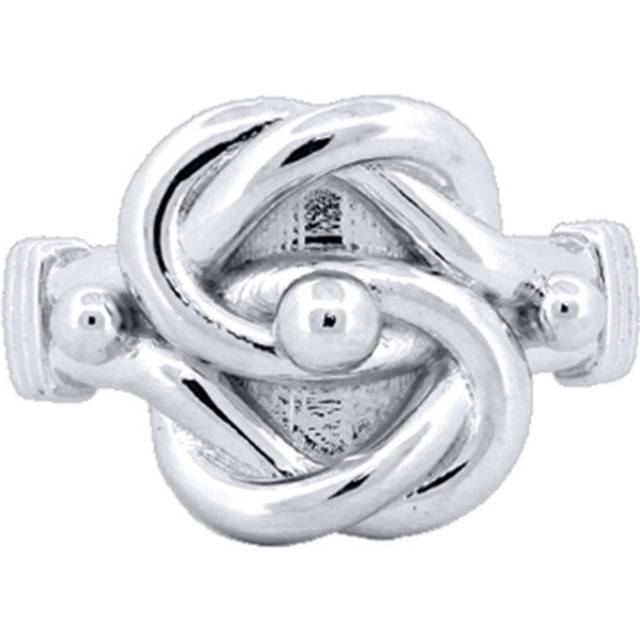 (T) Jewelco London 925 Silver Knot Ring - ARN160