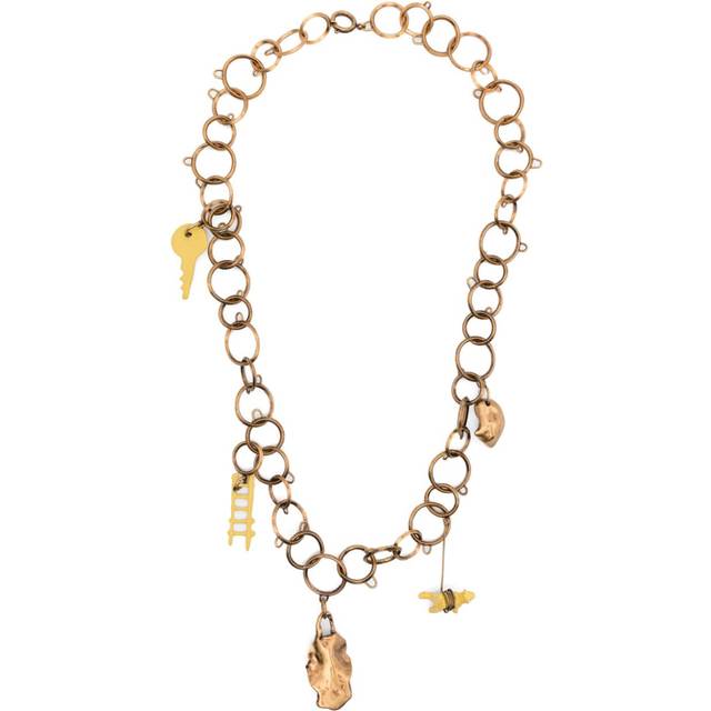 Fabiana Filippi - charm-detail chain necklace - women - Metal/Resin - One Size - Gold