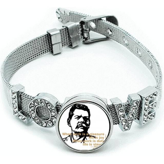 Gorky Russian Writer Spirit Bracelet Wristband Crystal Love Adjustable Bangle