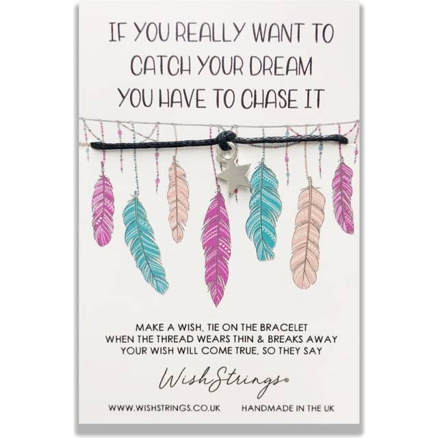Catch Your Dream Wish String Bracelet With Lucky Charm Sentimental Gift