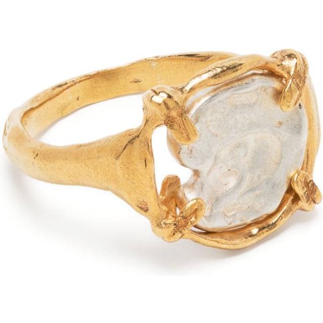 Alighieri - The Gilded Frame sterling silver ring - unisex - 24kt Gold Plated Sterling Silver - L