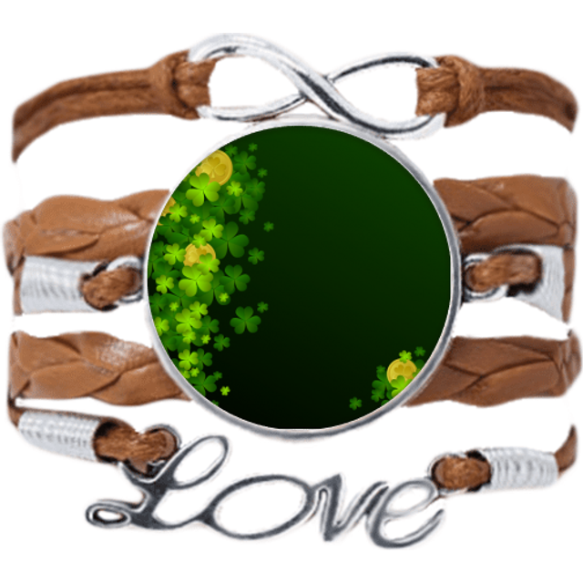 ireland st.patrick's day bracelet love chain  ornament wristband