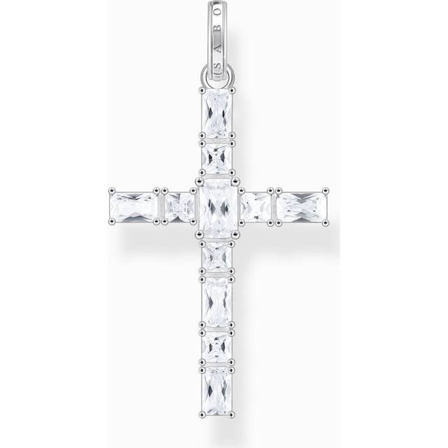 THOMAS SABO Sterling Silver Zirconia Cross Pendant PE939-051-14