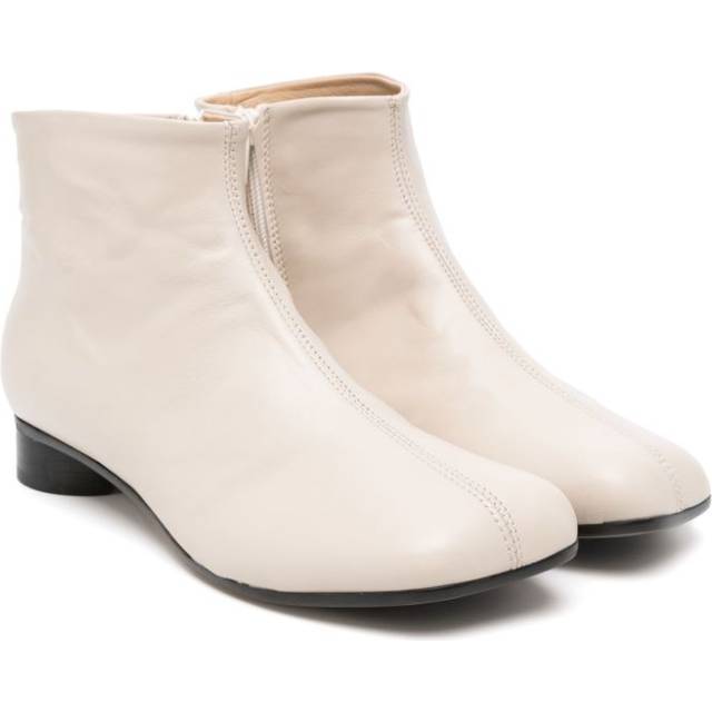 MM6 Maison Margiela Kids - Anatomic ankle boots - kids - Calf Leather/Calf Leather/Rubber/Calf Leather - 32 - Neutrals