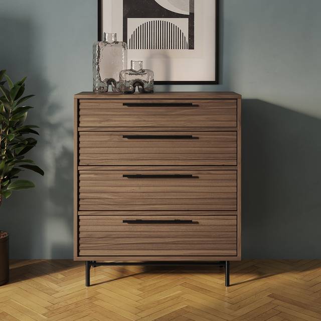 Bryant 4 Drawer Chest - Walnut