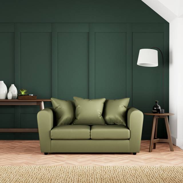 Blake Curved Arm Opulent Velvet 2 Seater Sofa - Opulent Velvet Dark Olive