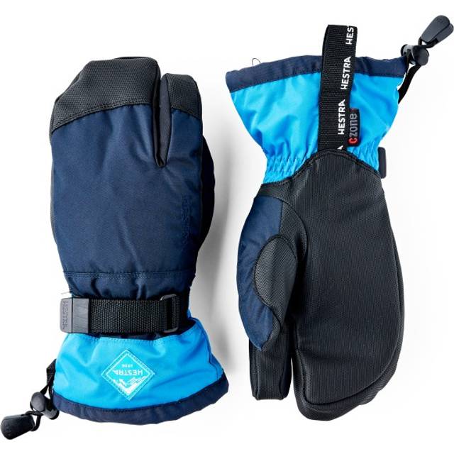Hestra - Kid's Gauntlet CZone 3 Finger - Gloves size 3, blue