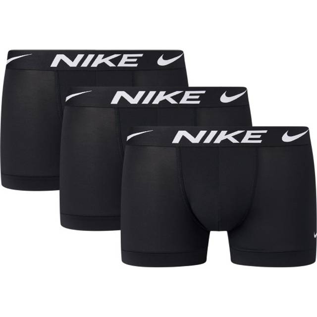 Pack of 3 Plain Dri Fit Hipsters - black + black + black - XS