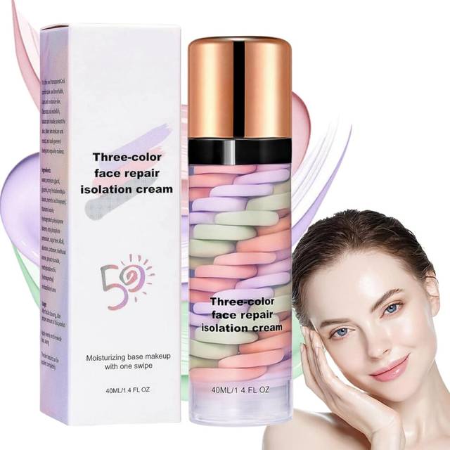 One Step Colour Correcting Primer,Face Base Primer Makeup Colour Corrector Primer,Makeup Primer for Face,Pore Concealer Primer Cream