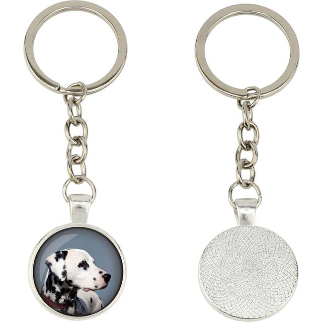Dalmatian, carriage dog, spotted coach dog - keychain in a box, own photo, keych