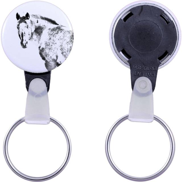 Appaloosa - unique keychain with a horse picture, handmade product, light and handy pendant from Art-Dog brand