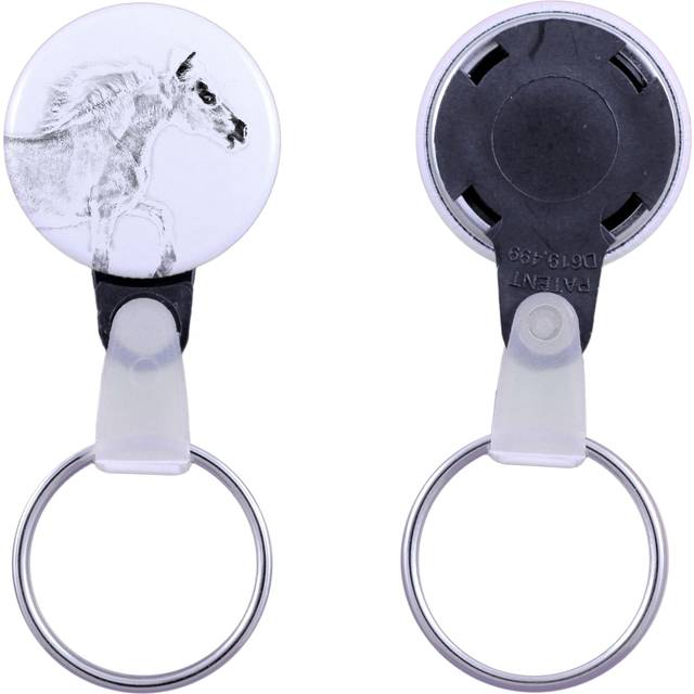 Falabella - unique keychain with a horse picture, handmade product, light and handy pendant from Art-Dog brand