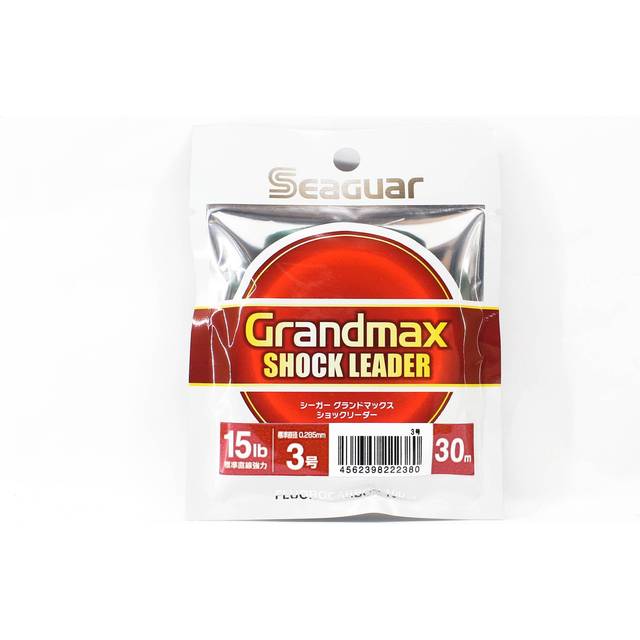 Seaguar Grandmax Shock Leader 30m 15lb 0.285mm
