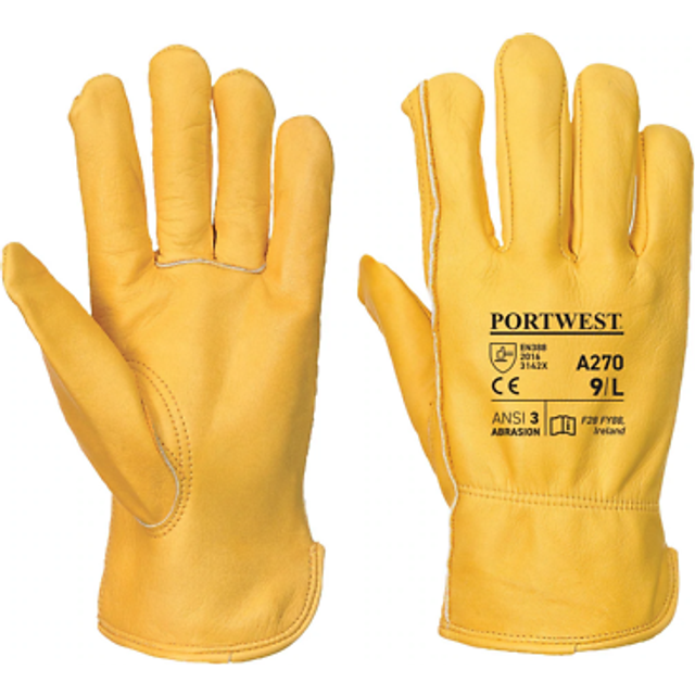 Portwest Classic Driver Glove - Tan - Large