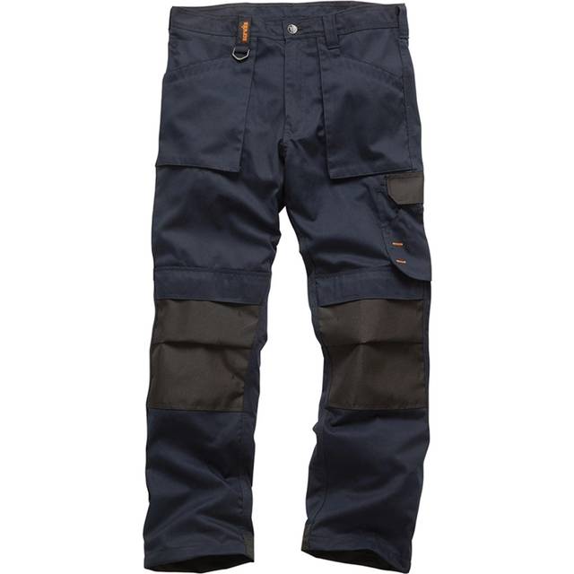 Scruffs 34s navy blue worker non-holster lightweight work trousers t54834