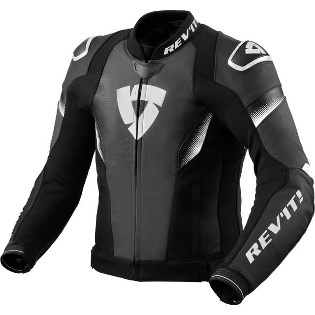 Revit Control, leather/textile jacket , color: Black/White , size: 52