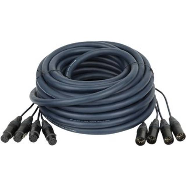 DAP Neutrik DMX Multi 5-Pin 10m 4-Way Snake Cable