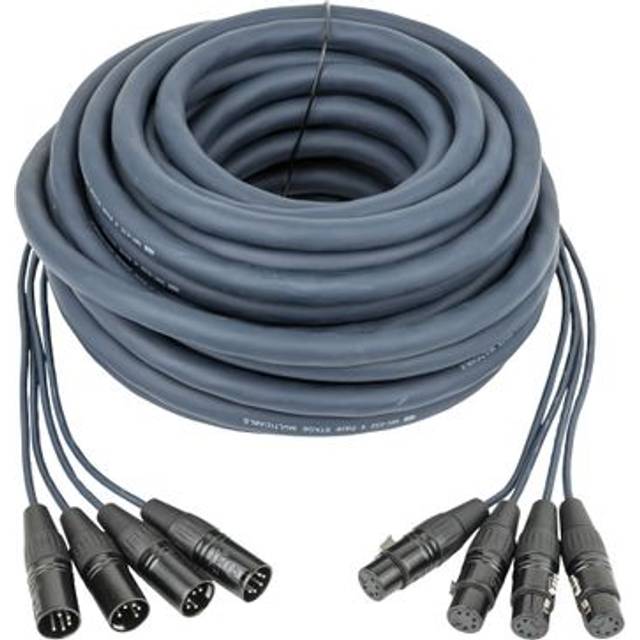 DAP DMX Multi 5-Pin 15m 4-Way Snake Cable