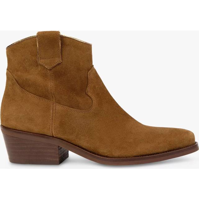 Penelope Chilvers Cassidy Suede Cowboy Boots, Tan