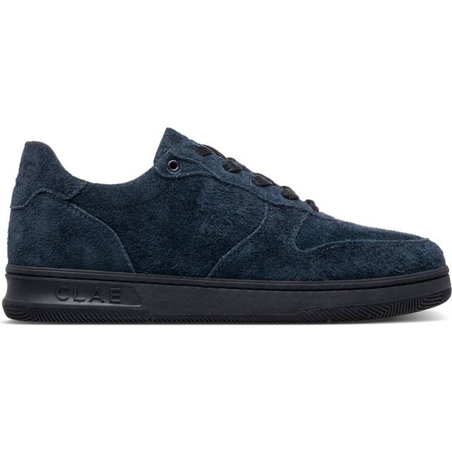 CLAE Malone Leather Trainers, Navy/Black