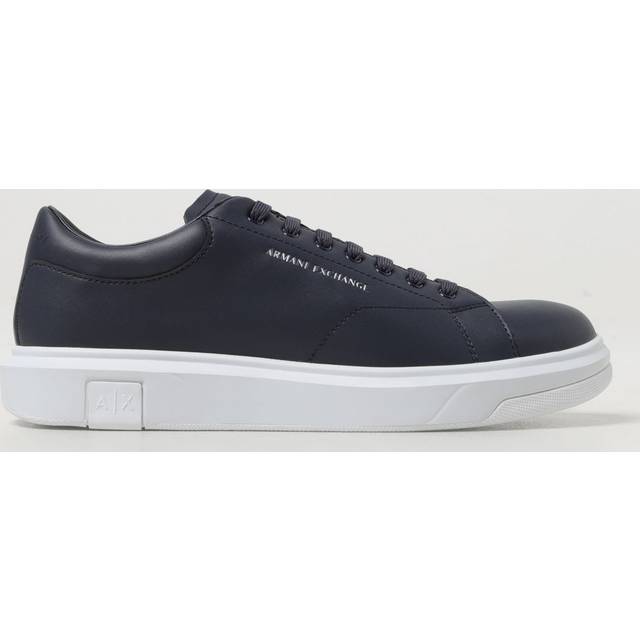 Armani Exchange för män. XUX123XV53400285 Action Läderskor marinblå (44.5), Hud, Karta, Nyckelband, Casual, Marino - Marinblå, Läder (44.5)