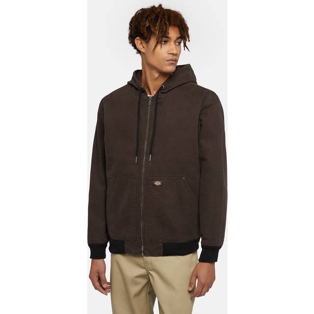 Dickies Hooded Duck Canvas Jacket - Brown