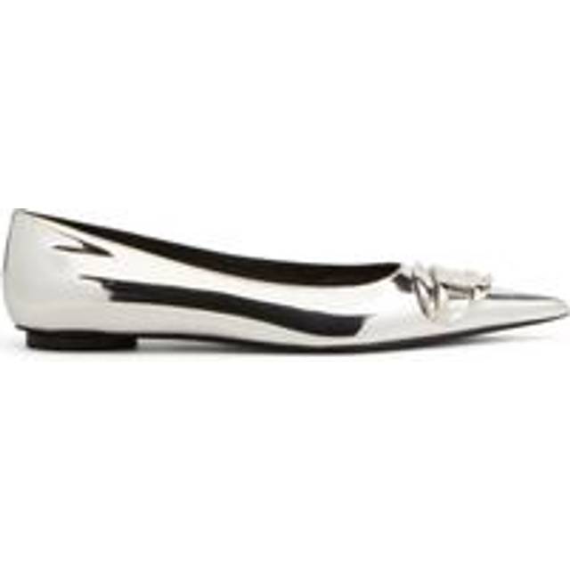 Diesel Silver D-Venus Ballerina Flats - T9002 - IT 36