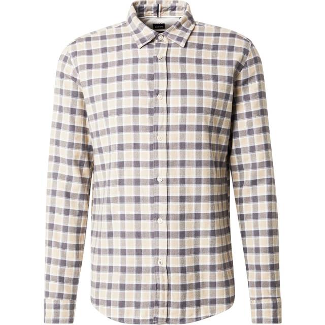 BOSS C Roan Kent Long Sleeved Shirt Beige