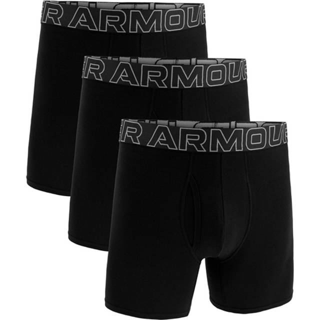 Under Armour M Performance Cotton 6in 3-Pack Black XXXL
