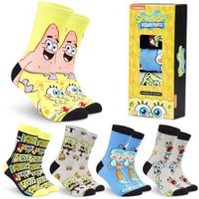 Spongebob Squarepants Mens Socks, 5-pack Socks Men Size 6.5-9.5