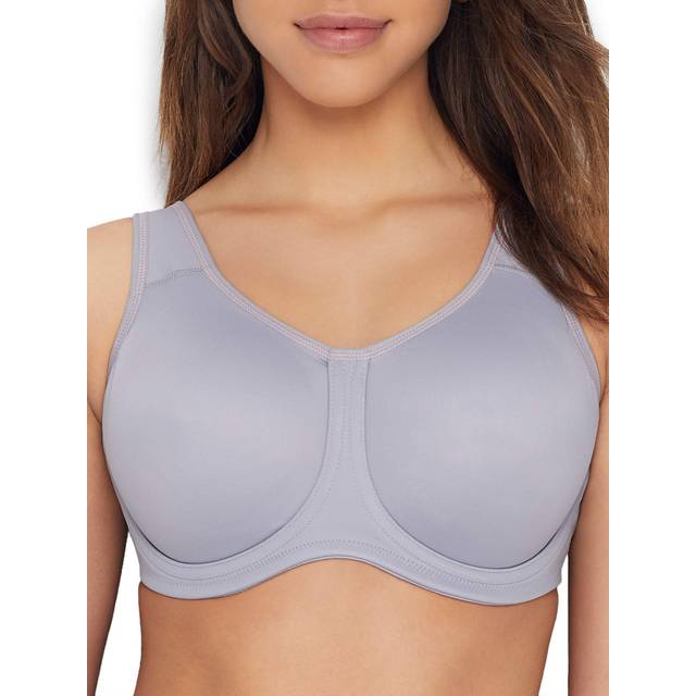 Wacoal womens Full Figure Underwire Sports Bra  Lilace gray With Zephy