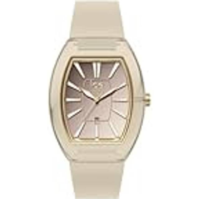 Ice Watch Ice-Watch Boliday Dome Almond Plastic Case Almond Dial Almond Silicone Strap, Multi, Women - Print