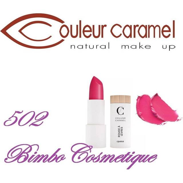 Couleur caramel organic lipstick satin 502 rose flash 3,5gr