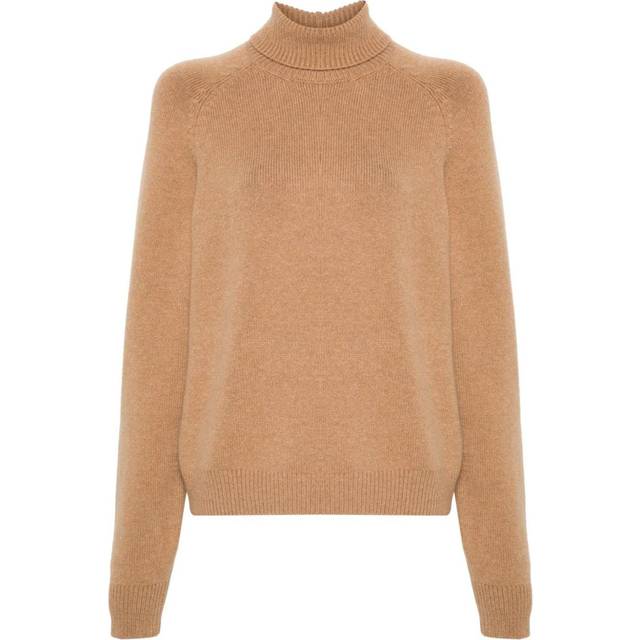 Fendi Women's Cashmere Blend Sweater in Camel | Size 38 | FZXC46ASJJ Color F0F9J (38)