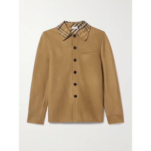 Burberry Women&#39;s Biscuit Wool Coat in Beige O Tan | Size Large | 8097907 Color C1793 (L)