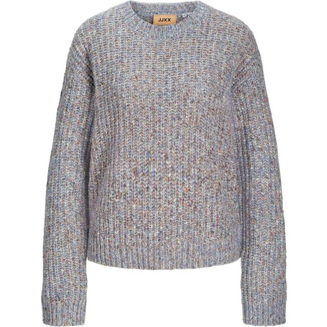 JJXX Jxskyla Crew Neck Knit Dam Toppar Stl. M - Från Magasin - Coronet Blue (M)