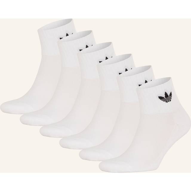 adidas Originals 6-pack Strumpor, White