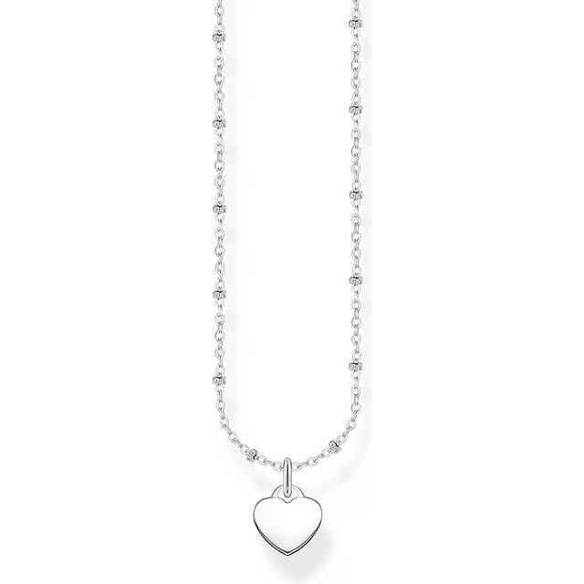 Thomas Sabo Silver necklace with heart pendant silver-coloured KE2287-001-21-L45V - 45 cm
