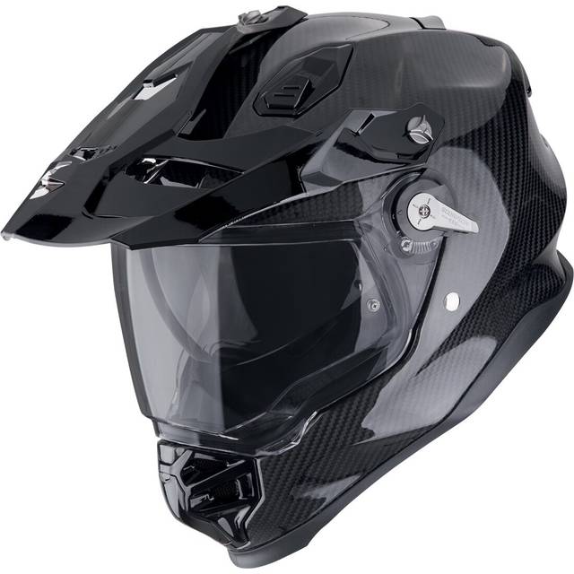 Scorpion ADF-9000 Carbon Air Solid, adventure helmet , color: Black , size: L