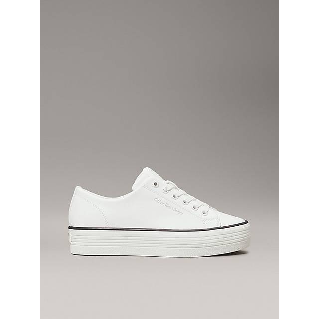 Leather Platform Trainers