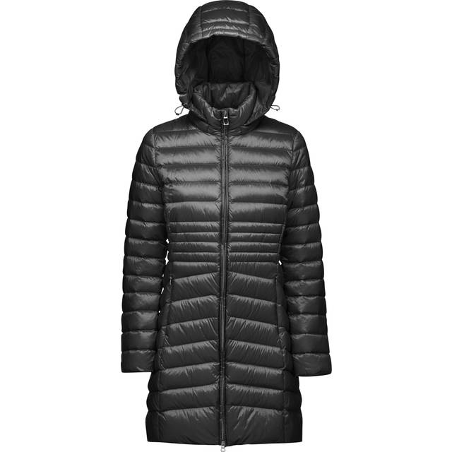 Women's Geox Jaysen Hooded Puffer - Noir