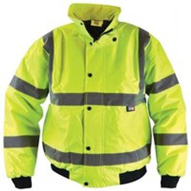 UC804 Hi-Vis Bomber Jacket Coat Yellow - xxxl (56in) scahvbjxxxl - Scan