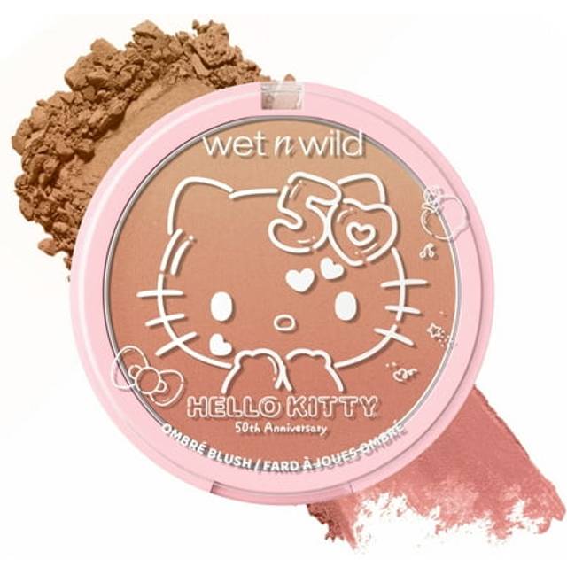 wet n wild Hello Kitty Ombre Blush, Buildable, Blendable Customizable Color, New Gradient Formula, Cruelty-Free & Vegan - Mellow Cloud