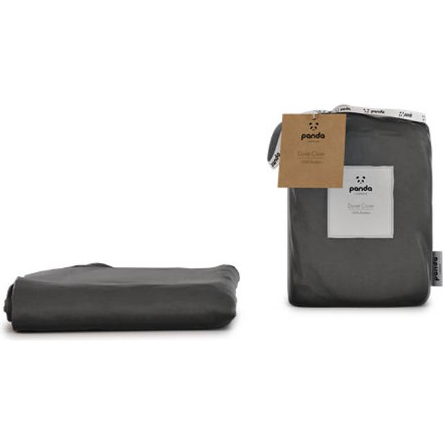 Panda Bamboo Duvet Cover - Grey