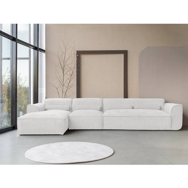 Flex Felix Modular System: Corner Sofa XS - Beige (70cm H X 340cm W X 154cm D)