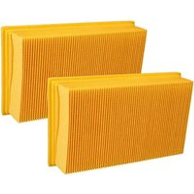 Vhbw - 2x Flat-Fold Filter compatible with Hilti vc 20 u, vc 40 um, vc 40 u, vc 20 um Vacuum Cleaner - Pleated Filter Element