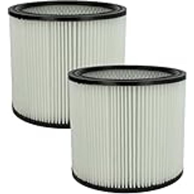 Set 2x Replacement Filters compatible with ShopVac Classic 20 Inox, 20 Vacuum Cleaner - Cartridge Filter - Vhbw