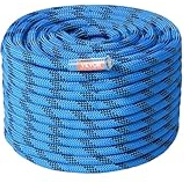 VEVOR 45,7m Statisches Kletterseil 12,7mm Outdoor-Kletterseil Blau Besteigen