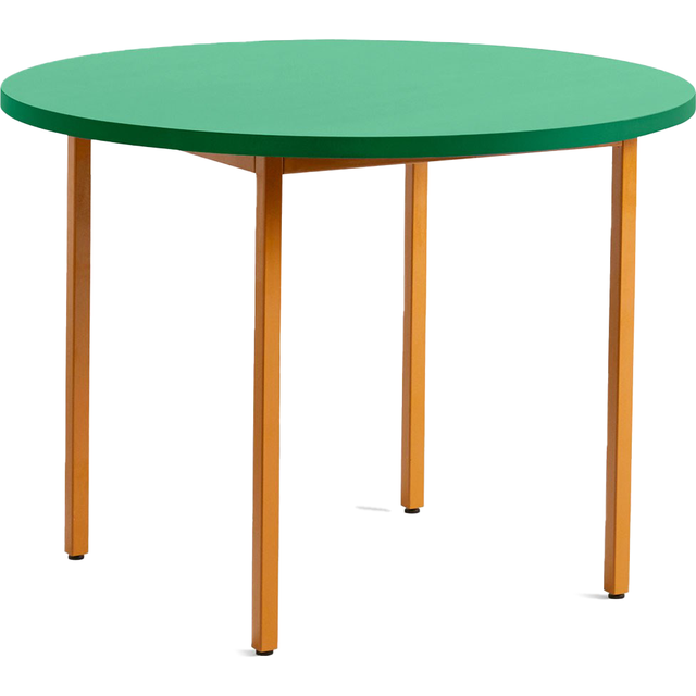 HAY Two-Colour matbord 82x160 cm Ochre-green mint - Gul