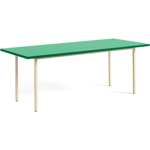 HAY Two-Colour matbord 90x200 cm Ivory-green mint